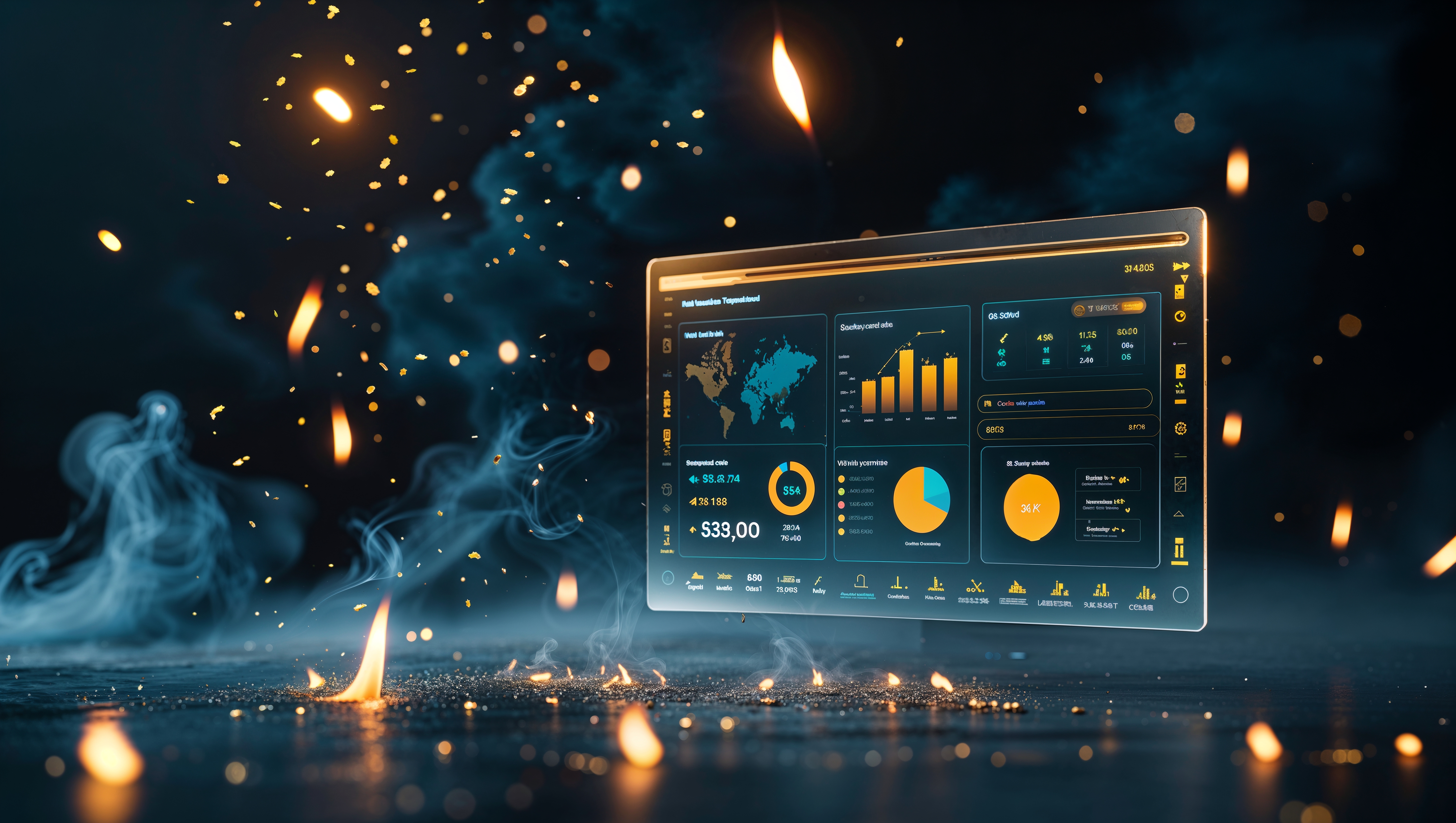 SwarmIQ AI Business Intelligence Dashboard